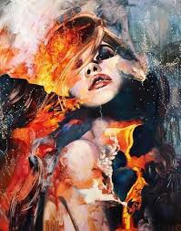 Sugar On Fire Art Painting Art Painting
