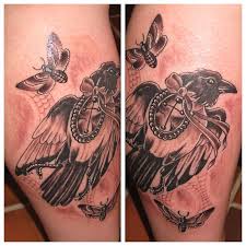 Magpie tattoo by konrad ibn kondrat. Irish Street Tattoo Dead Magpie Tattoo Irish St Tattoo
