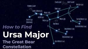 Four of the stars form a shallow bowl shape, and the other three form the shape of a handle. How To Find Ursa Major Big Dipper Constellation Youtube