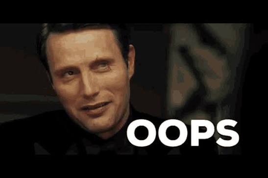 Oops Chiffre GIF - Oops Chiffre Bond - Discover & Share GIFs