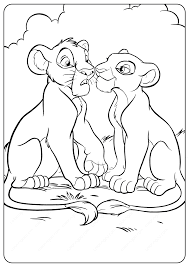 Maybe you would like to learn more about one of these? The Lion King Young Simba And Nala Coloring Pages