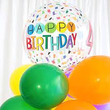 My son is so happy with this balloon banner for his 1st birthday party! Happy Birthday Balloons Party City