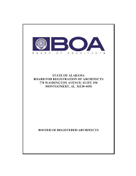 Have you found the page useful? State Of Alabama Board For Registration Of Architects