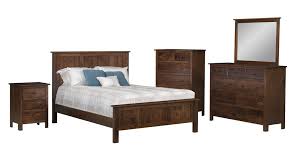Clean lines, smooth arches and flush closing drawers are the hallmark of the contemporary style. The Potomac Bedroom Suite Amish Handcrafted Furniture Cherry Bedroom Suite In A Box