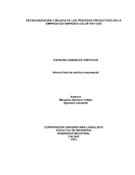 Cuenta con 6 años a sus espaldas. Pdf Informe De Practica Carolina Ge Laura Maldonado Academia Edu