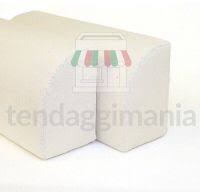 La camera può essere montata con cassettiera a destra o a sinistra. Gommapiuma Cuscino Ponte