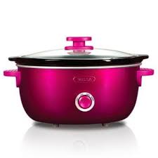 35 Amazon Com Bella 13746 Dots Collection Slow Cooker 6 Quart Pink Kitchen Dining Pink Kitchen Hot Pink Kitchen Pink Kitchen Appliances