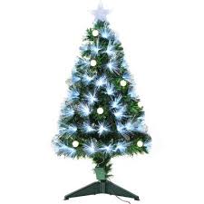 These fiber optic artificial christmas trees feature gorgeous lighting options that emit stunning lights right from the needles. Fiber Optic Artificial Christmas Trees Christmas Trees The Home Depot