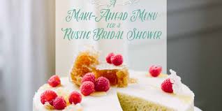 We'll be honest, as much as bridal showers have changed as of late, this. An Easy Spring Inspired Menu For A Bridal Shower Lunch Kitchn