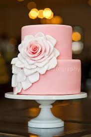 A Pink Fondant Cake With A Rose At Meridienne Dessert Salon And Cafe In Rogers Arkansas Pink Rose Cake Rose Cake Vintage Cake