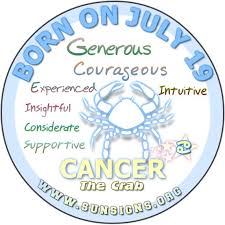 Cancer zodiac sign has many potential faults. July 19 Zodiac Horoscope Birthday Personality Sunsigns Org