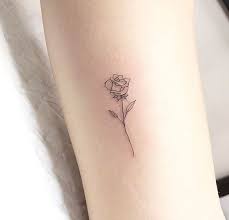 Tatouage Tatoo Rose Tatouage Rose Tatouage Tatouages Minimalistes