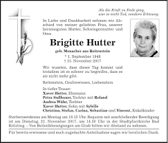Xaver hutter is on facebook. Traueranzeige Familienanzeigen Todesanzeigen Idowa Markt