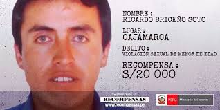 Muchos de los requisitoriados en Cajamarca están en el Programa de  Recompensas por violación sexual de menores. No los queremos en las calles  buscando nuevas victimas #QueEllosSeCuiden Número gratuito y confidencial:  080040007