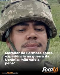 Morador de Formosa conta experiência na guerra da Ucrânia: 'não vale a  pena' Depois de uma curta passagem pela zona de guerra na Ucrânia, Emerson  Souza, que mora em Formosa (GO), já