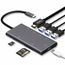 Usb C Hub Premium Type C Adapter 7 Macbook Usb Macbook Pro