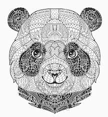 Schattige dieren tekening kleurplaat kleurplaat vor kinderen. Panda Mandala Coloring Pages Zendoodle Panda Tekening Kleurplaten
