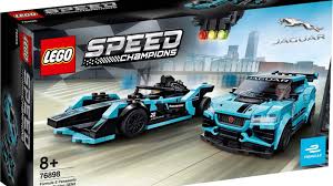 The theme later added audi, bugatti, chevrolet, dodge, ford, jaguar, lamborghini and nissan. Lego S New Jaguar Set Has First 8 Stud Wide Cars