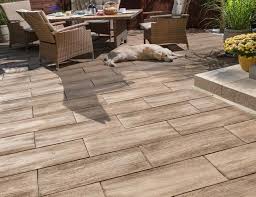 Logplank Hellbraun Holzdiele Gartenmauern Terrassenplatten Terrassenplatten In Holzoptik