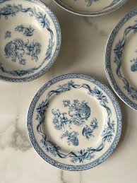 Maybe you would like to learn more about one of these? Vintage Johnson Brothers Quot Tokio Quot Flow Blue Plates And Bowls Blue Floral Transferware English China Chinoiserie Dishes Made In England By Theheirloomyard From The Hyphenate Of Baltimore Md Attic