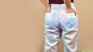 Accordion fold each leg independently, creating two accordion fold stacks. How To Tie Dye Pants 13 Steps With Pictures Wikihow