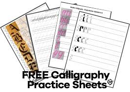 If you want more alphabet sheets. 4 Free Printable Calligraphy Practice Sheets Pdf Download Calligrascape