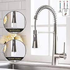 Timaco Niederdruck Kuchenarmatur Wasserhahn Kuche Mischbatterie Kuche 360 Drehbar Armatur Kuche Spiralfederarma In 2020 Wasserhahn Kuche Armaturen Kuche Kuchenarmatur