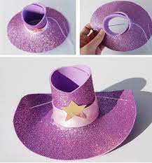 Remove any existing decorations that you don't want to include. How To Make A Mini Cowgirl Cowboy Hat Diy Now Thats Peachy