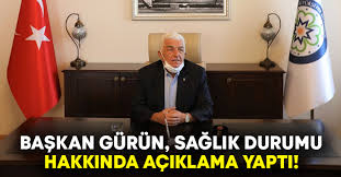 Osman gürün krt tv'de canlı yayın konuğu oldu. Baskan Osman Gurun Saglik Durumu Ile Ilgili Aciklama Yapti Egeyon Haber