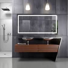 12 x 12 inch, 14 x 14 inch, 20 x 20 inch. In Stock Large Led Lighted Bathroom Mirror With Defogger And Dimmer Modern Bathroom Mirrors By Krugg Reflections Houzz