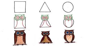 How To Draw Any Animal From A Square A Triangle And A Circle Bored Panda In 2020 Basic Drawing Art Drawings For Kids Easy Drawings For Kids