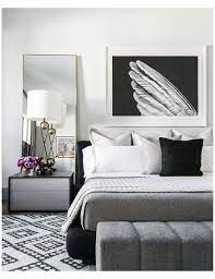 Pin By Laurene Seri On House Design Black White And Grey Bedroom Black Bedroom Furniture Black White Bedrooms