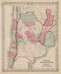 C'est argentine qui recoit chili pour ce match amerique du sud du vendredi 04 juin 2021 (resultat eliminatoires coupe du monde amerique du sud). Colton S Argentine Republic Chili Uruguay Paraguay Argentina Chile 1863 Map