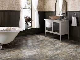 Linoleum flooring is made up of linseed oil (the main ingredient), wood or cork powder, and ground stone. Vinyl Bathroom Floors Hgtv