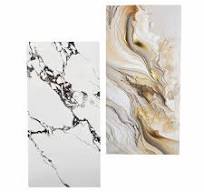 Golden Vein Marble Design Interior Porcelain Floor Tiles Big Size Glossy  for Villa Hotel Mall 600x1200mm