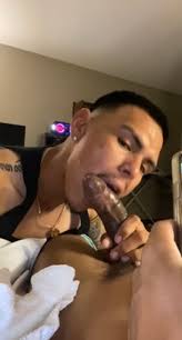 Massive Latino thug jerking off- straight and eager