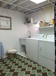 Here are some ideas that can help transform your unfinished laundry room space but that won't break the painting concrete floors is very easy, and the covering actually acts as a protectant that can keep your floors. Unfinished Basement Laundry Room Ideas May 2021 Toolversed