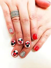 Christmas Nail Art Designs Christmas Nail Art Designs Red Christmas Nails Christmas Nail Art Essentially, if you grab nail polish in these colors, you'll get the minnie mouse look: