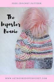 The Imposter Beanie Free Crochet Pattern Crochet Hats Crochet Hats Free Pattern Crochet Beanie Pattern