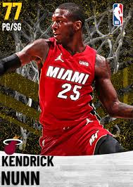 Nunn was extended a qualifying offer by the heat on friday, making him a restricted free agent, tim reynolds of the associated press reports. Nba 2k21 2kdb Gold Kendrick Nunn 77 Complete Stats