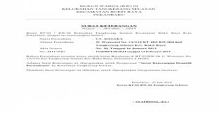 Surat Domisili Rt Pdf