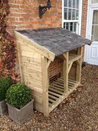 Log Store Heavy Duty Bespoke Timber Log Store Free Delivery And Assembly Outdoor Firewood Rack Wood Store Firewood Storage Outdoor