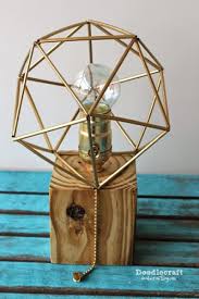A geometric lamp is a cool way to make a statement in any space, from a dining room to a home office. Wood Pallet Lamp With Himmeli Geometric Lamps Shade Awesome Amazing Easy Diy Tutorial 5 The Bold Abode
