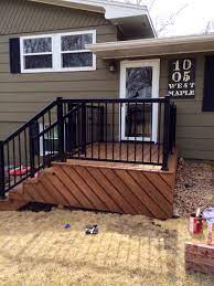 New Deck Stain Mobile Home Porch Decks And Porches House With Porch
