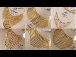 Arabic Style Gold Necklaces Youtube Gold Jewellery Design Necklaces Gold Necklace Designs Gold Jewelry Necklace