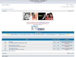 ART MODELS FORUM ** - Index page