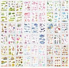 Nuevos lanzamientos, stickers para planning y bullet journaling. Feelairy Pegatinas Scrapbooking 54 Hojas Autoadhesivas Pegatinas Decorativas Stickers Flores Viaje Hojas Pegatinas De Boda Para Bullet Journal Calendario Cuaderno Diario Album De Fotos Amazon Es Hogar