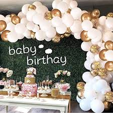 Viele verschiedene arten von ballons hochzeit stellen wir ihnen hier vor. Aivatoba Luftballons Gold Weiss Luftballon Girlande Gold Konfetti Ballons Matellic Latex Helium Ballons Deko Fur Babyparty Hochzeit Madchen Kinder Geburtstag Party Dekoration Silvester Deko Amazon De Kuche Haushalt