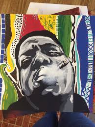 Biggie Smalls The Notorious Big Acrylic Painting Biggie Smalls Painting Biggie Smalls Art Small Art