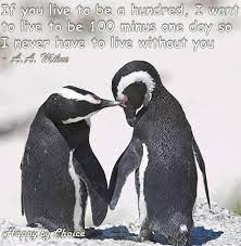 $ 3.95 penguins wrap around ring (sterling silver) from $ 49.95 pewter penguin couple figurine (1 1/2 tall). Penguin Love Quotes Quotesgram